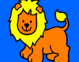 Coloring page Lion painted byAriana$