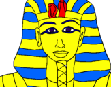 Coloring page Tutankamon painted bySejmet Merienmut