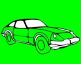 Coloring page Sports car painted bygtdgdf
