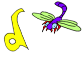 Coloring page Dragonfly painted byharry4717