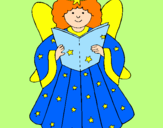 Coloring page Fairy painted bymichele