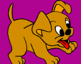 Coloring page Puppy painted bysamantha