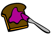 Coloring page Toast painted bydenis