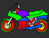 Coloring page Motorbike painted bytaylor