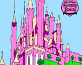 Coloring page Sleeping beauty castle painted bytig2