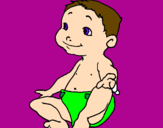 Coloring page Baby II painted by[zygis] ir [ausrine]mig.]