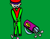 Coloring page Golf II painted byoma