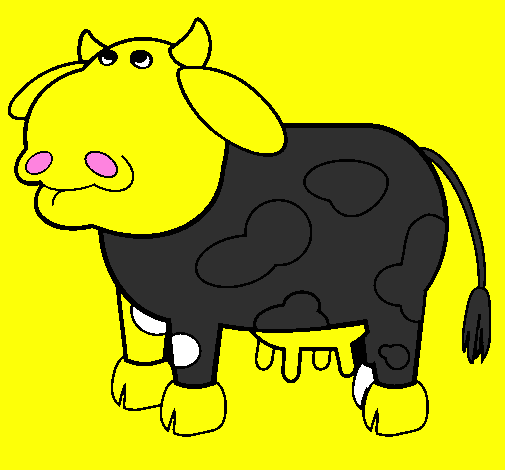 Thoughtful cow