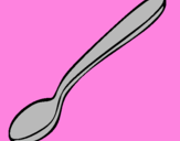 Coloring page Spoon painted byjen