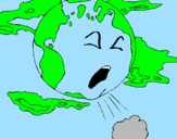 Coloring page Sick Earth painted bykalsey