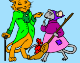 Coloring page The vain little mouse 15 painted byjessica