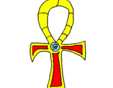 Coloring page Ankh painted bysabrina