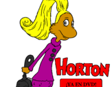 Coloring page Horton - Sally O'Maley painted bymarilyn