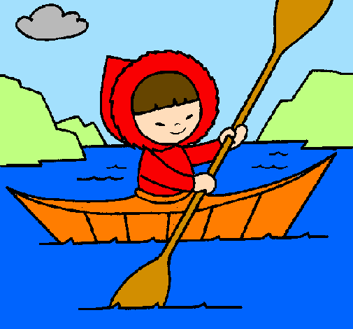 Eskimo canoe