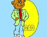 Coloring page Father bear painted byjonathan