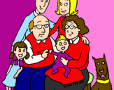 Coloring page Family  painted byFAMILY