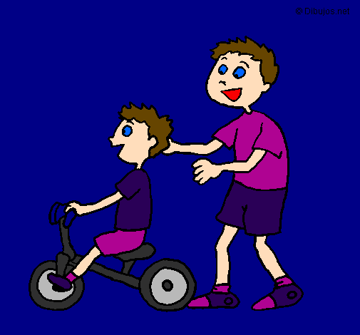 Coloring page Tricycle painted byoksana 