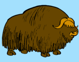 Coloring page Bison painted byharry4717