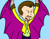 Coloring page Little Dracula painted byNORA
