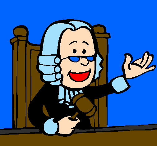 Coloring page Judge painted bykoty
