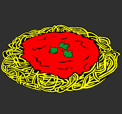 Spaghetti with cheese