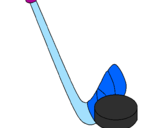 Coloring page Stick and puck painted byjula