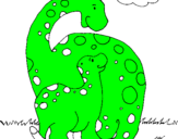 Coloring page Dinosaurs painted bymoshi count
