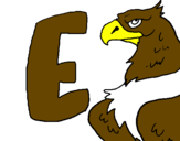 Coloring page Eagle painted byshane