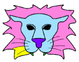 Coloring page Lion painted byALEJANDRAneco