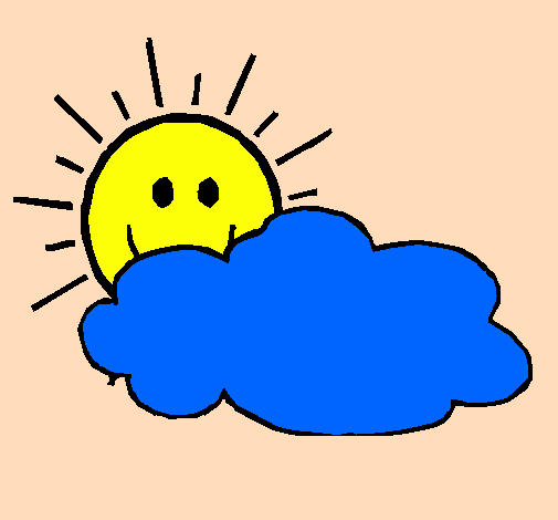 Sun and cloud