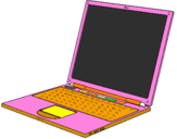 Coloring page Laptop painted byvicenteherrera