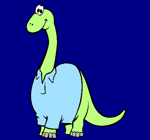 Diplodocus with shirt