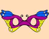 Coloring page Mask painted byMarga