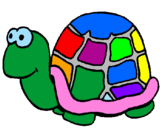 Coloring page Turtle painted bycynthia