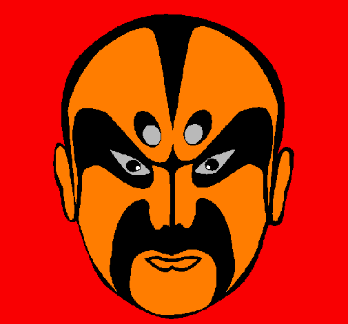 Asian wrestler