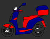 Coloring page Autocycle painted byomar