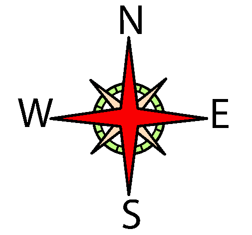 Coloring page Compass painted byHUDSON