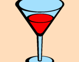 Coloring page Cocktail painted byyazmine