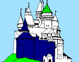 Coloring page Medieval castle painted byKAI WESTAWAY