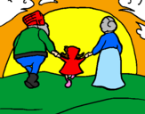 Coloring page Little red riding hood 20 painted byevan burns