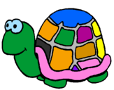 Coloring page Turtle painted bycynthia