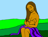 Coloring page Mother and daughter  painted by.:Sweet.Lipsz:.
