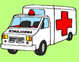 Coloring page Ambulance painted byCandie