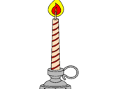 Coloring page Candle IV painted byCoolGirls