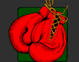 Coloring page Boxing gloves painted byWyatt