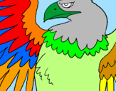 Coloring page Roman Imperial Eagle painted byBFH