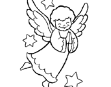 Coloring page Little angel painted byyuan