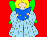 Coloring page Fairy painted byjaci