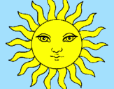 Coloring page Sun painted byjonathan