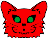 Coloring page Cat painted bydoom